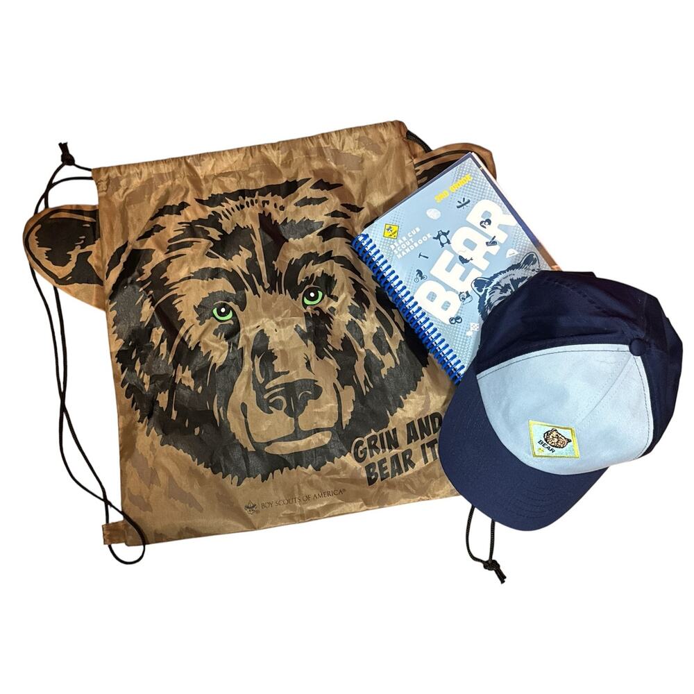 Cub Scouts Bear Bundle 3rd Grade Third Grade Boy Scouts Hat Backpack Handbook
